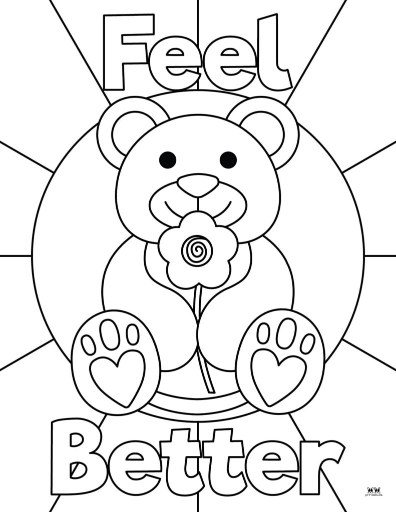 Get Well Soon Coloring Pages 15 FREE Pages Printabulls Get Well Soon Coloring Pages 15 FREE Pages Printabulls