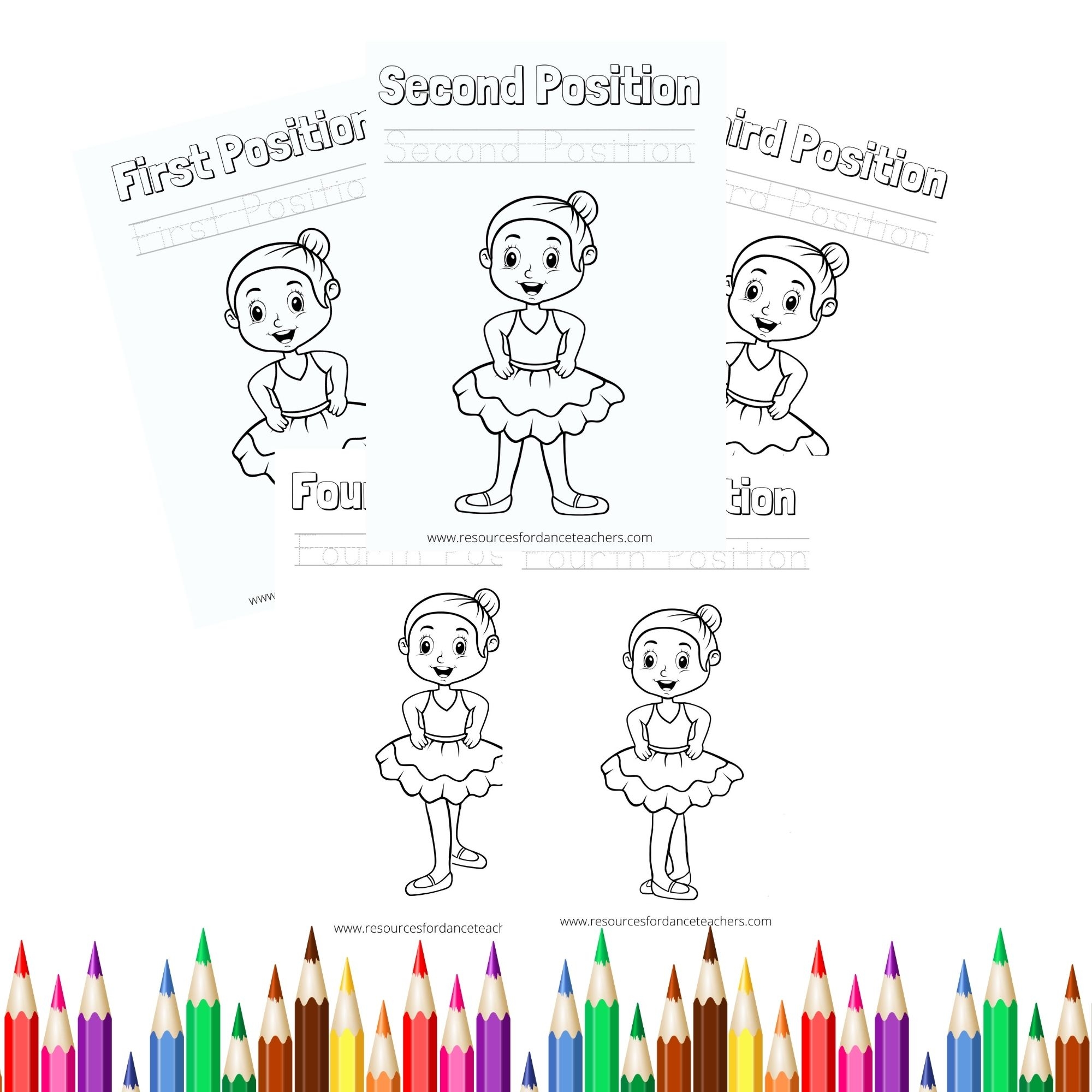 ballet dance coloring pages