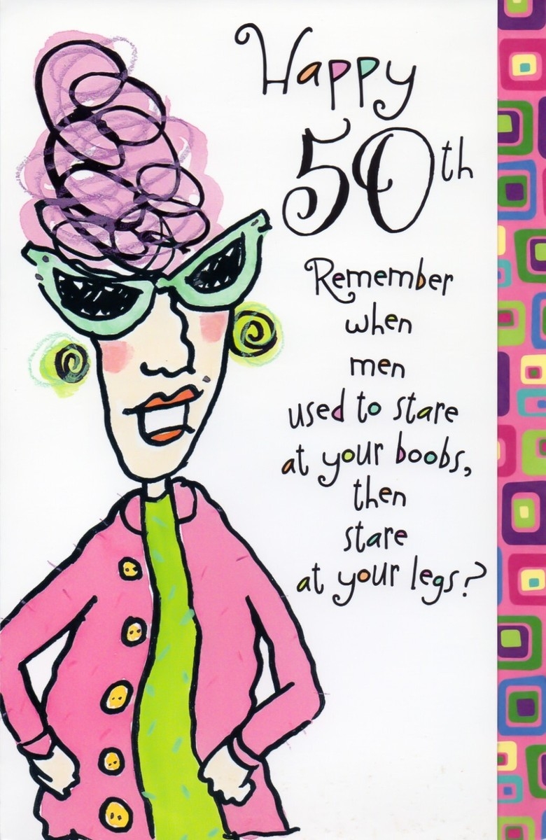 humorous 50th birthday wishes