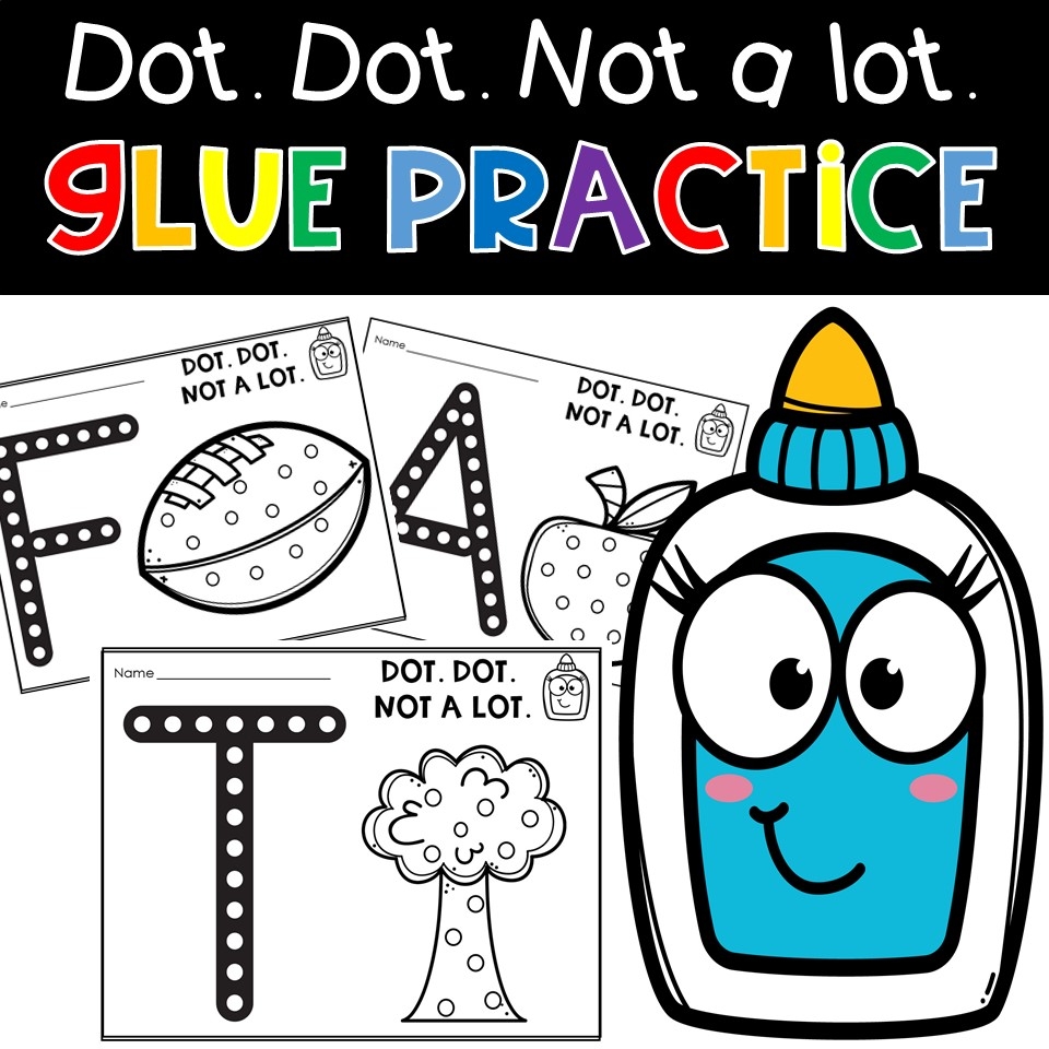 Glue Practice Activities Kreative In Kinder