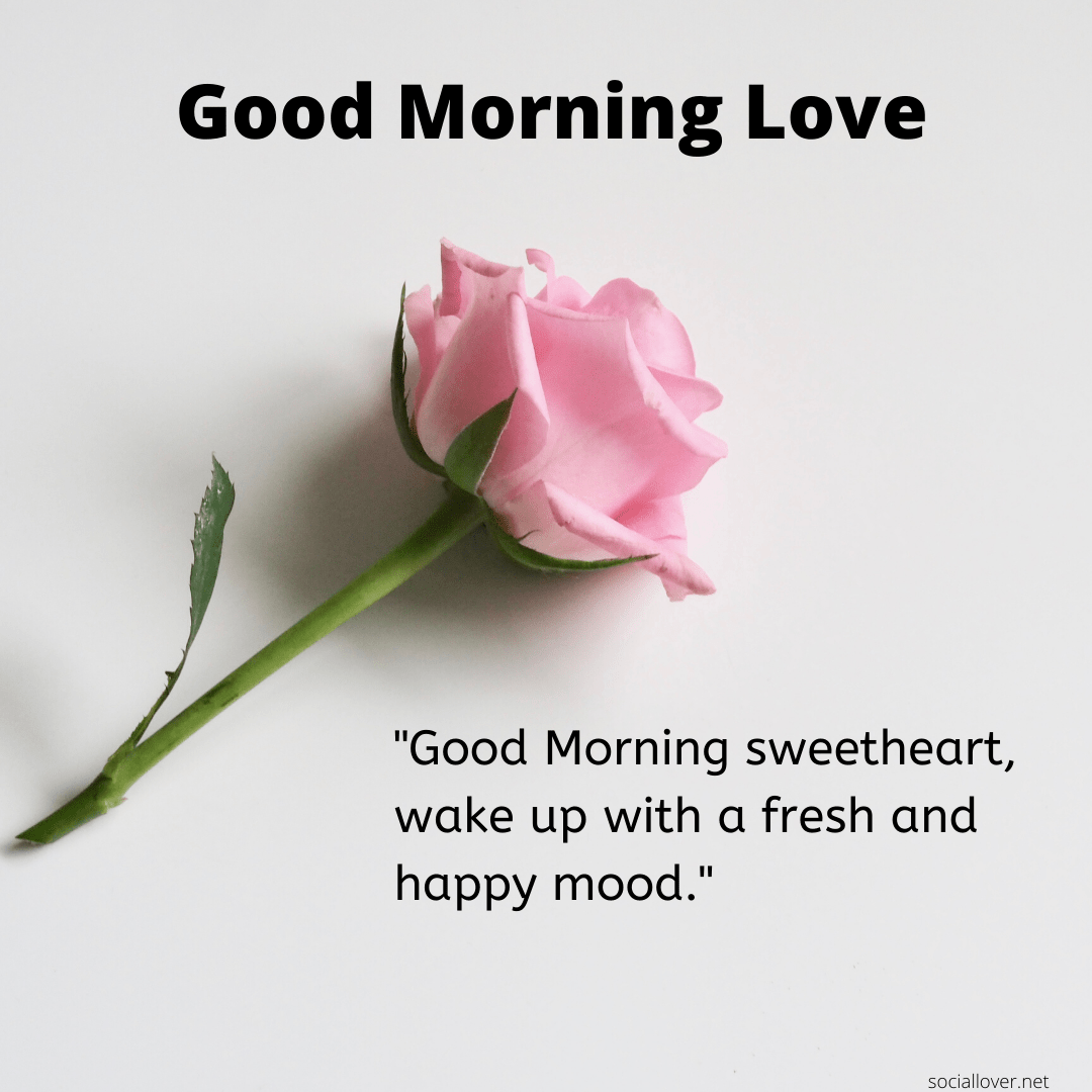 Good Morning Wishes To A Lover