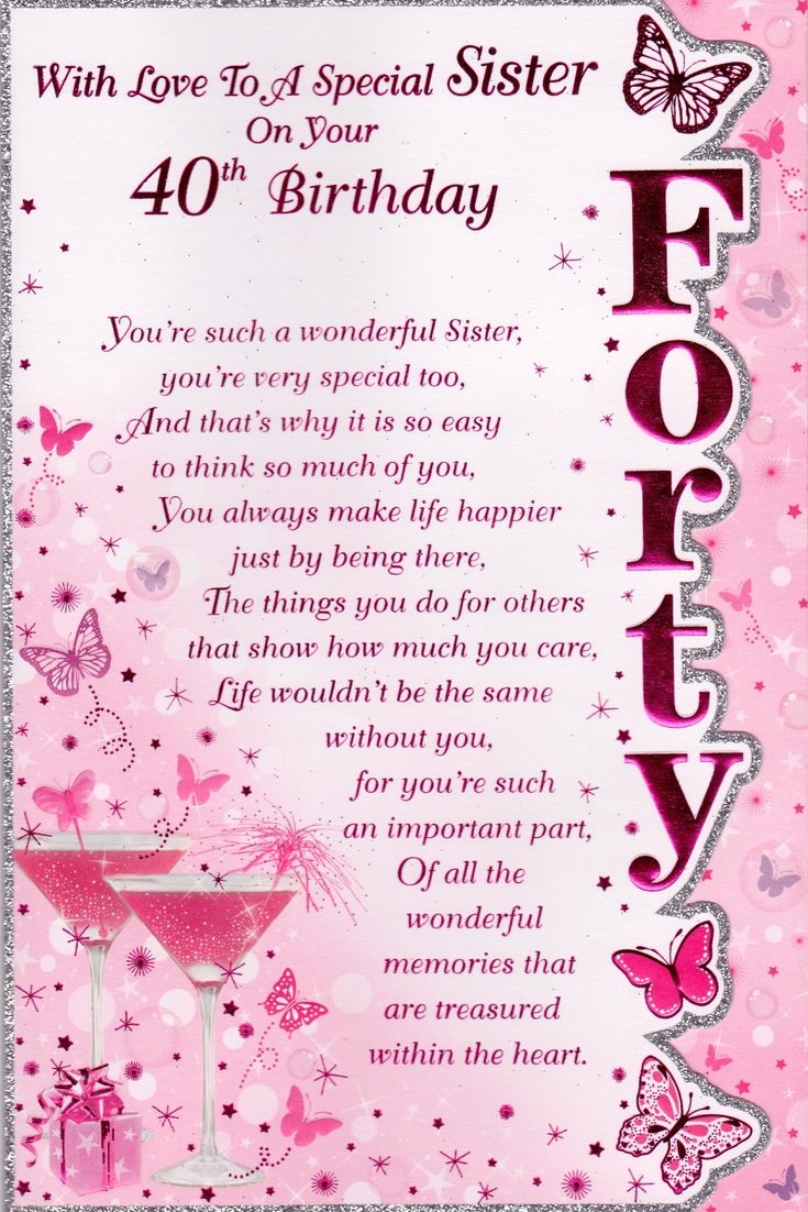 40th birthday wishes for best friend