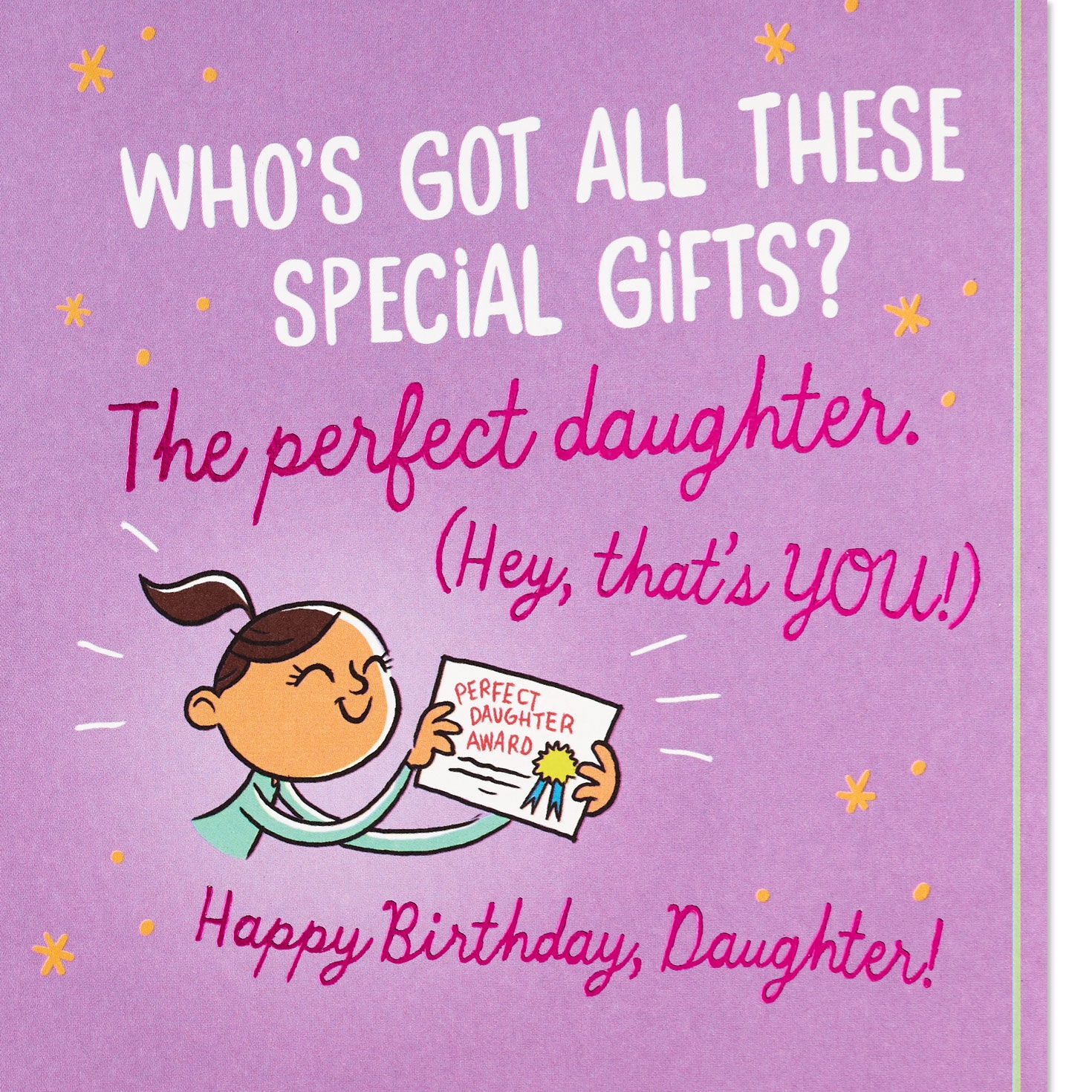 birthday wishes for daughter humorous