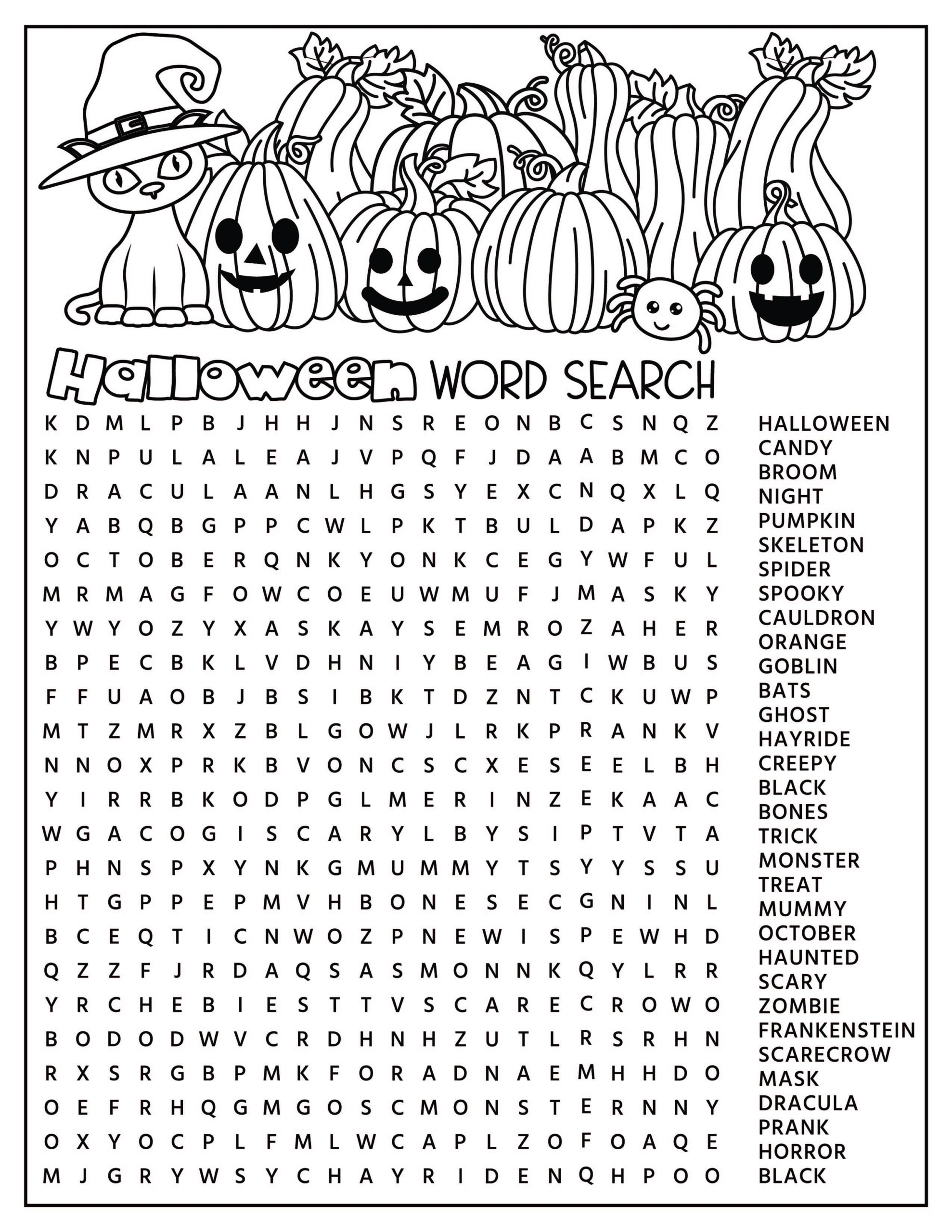 free printable halloween worksheets pdf