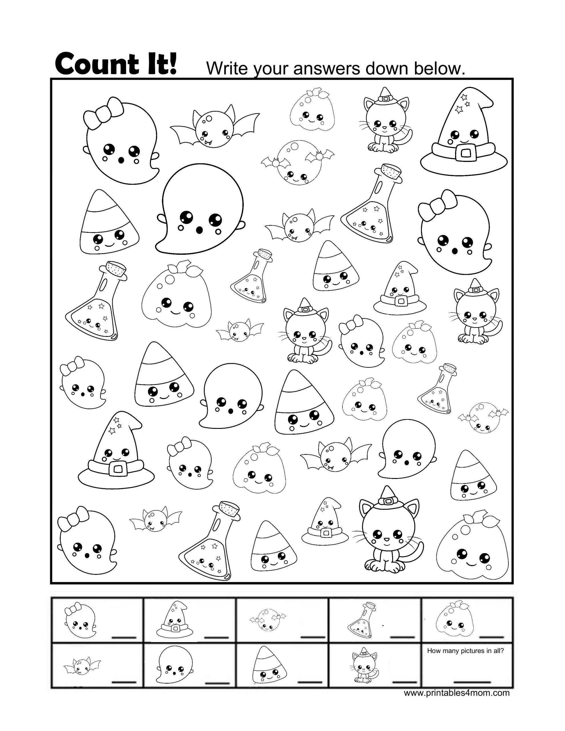 Halloween Activity Printables Count It And More Printables 4 Mom Worksheets Library Halloween Activity Printables Count It And More Printables 4 Mom Worksheets Library