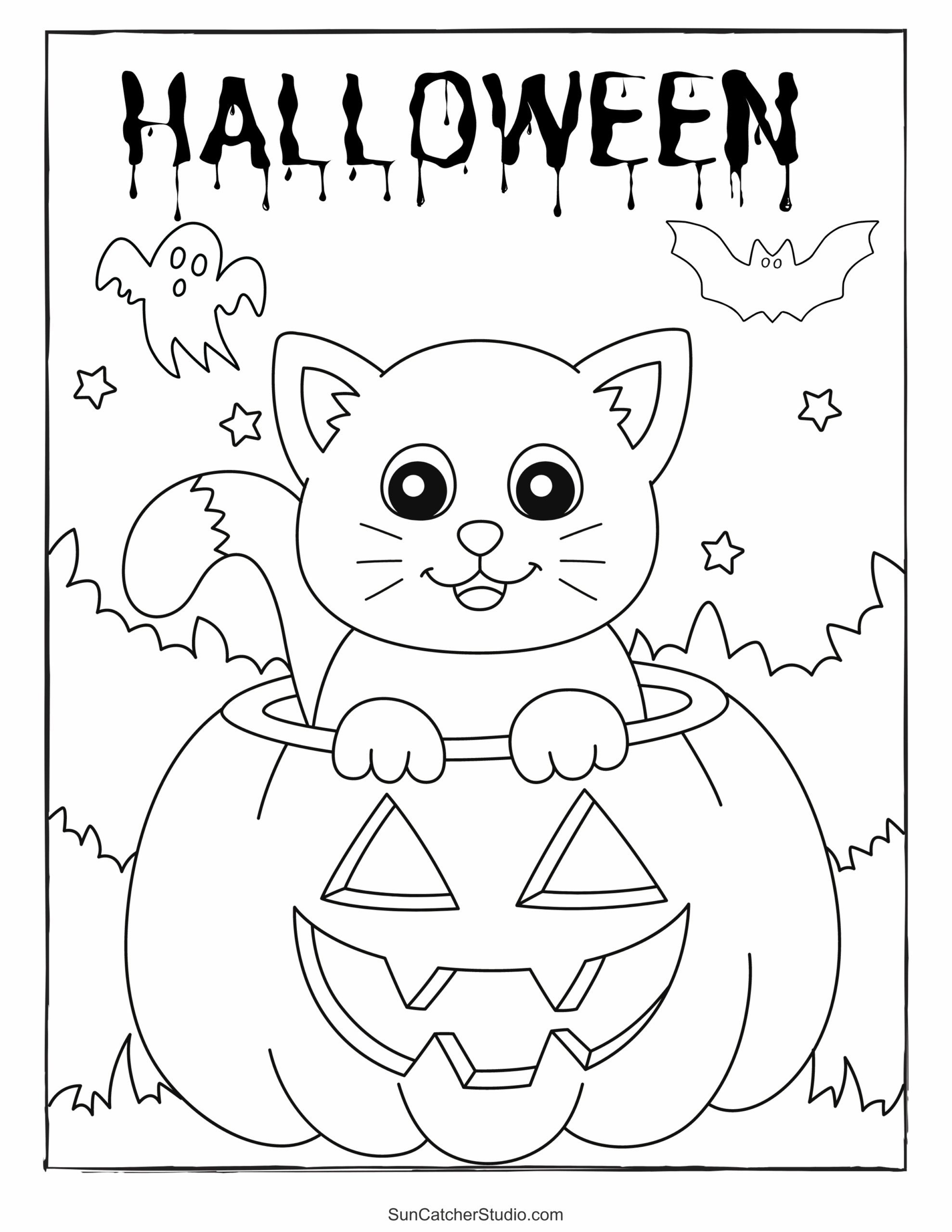 halloween coloring pages print halloween coloring pages print