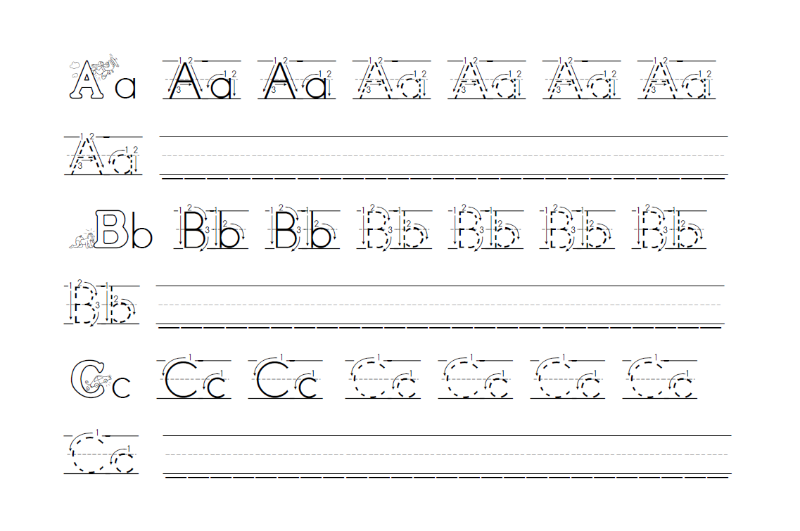 Handwriting Practice Sheets Free Handwriting Worksheets 3 Styles Worksheets Library