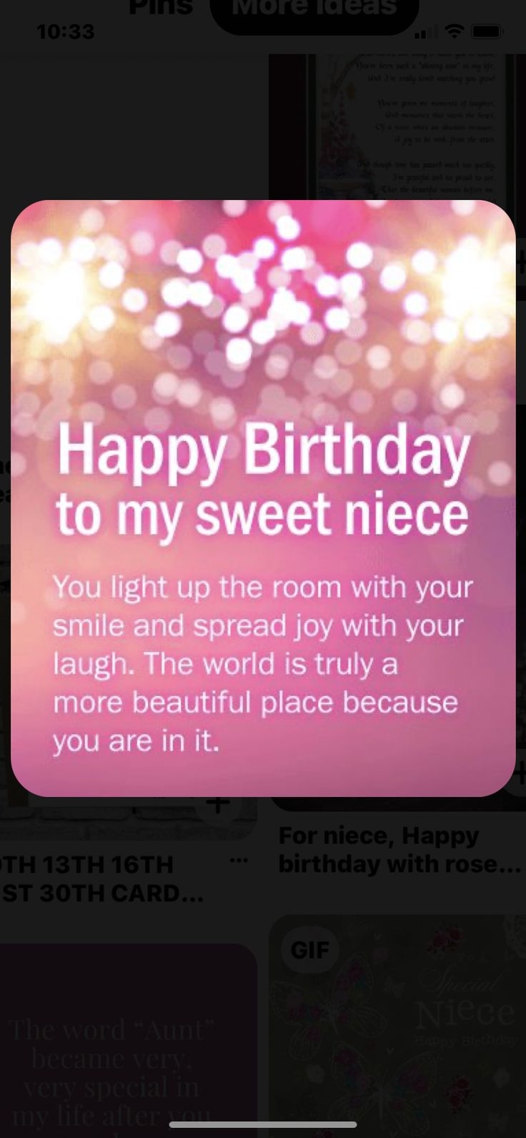 Happy 29th Birthday Niece