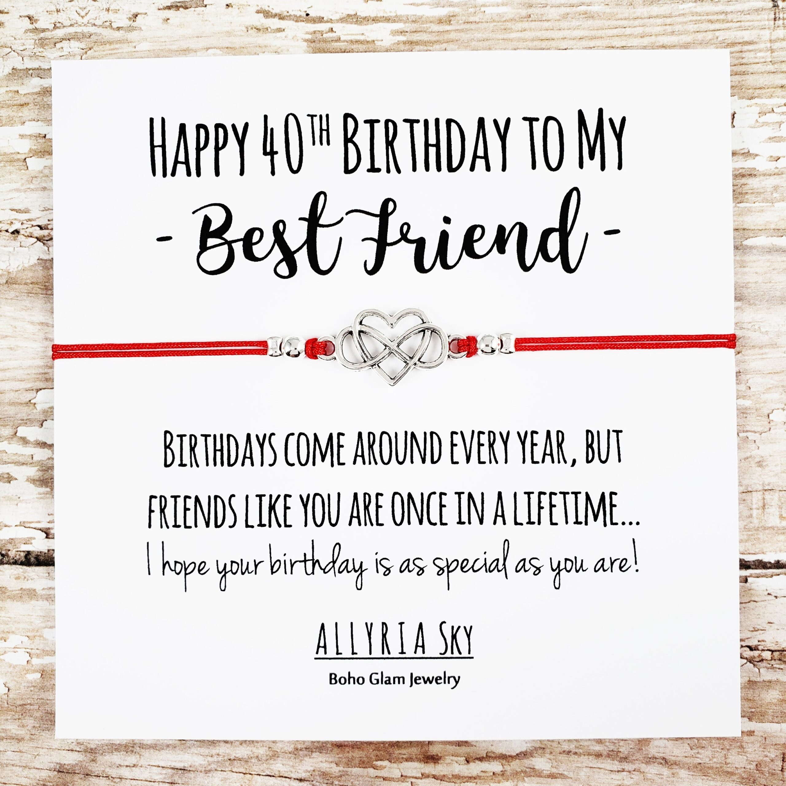 40th Birthday Wishes For Best Friend