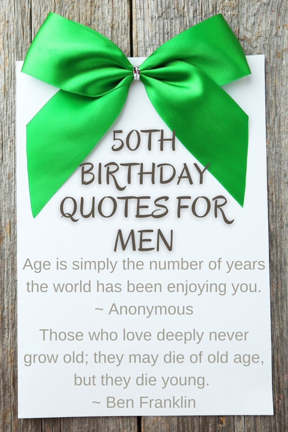 Happy 50th Birthday Quotes Inspiring Messages And Best Wishes
