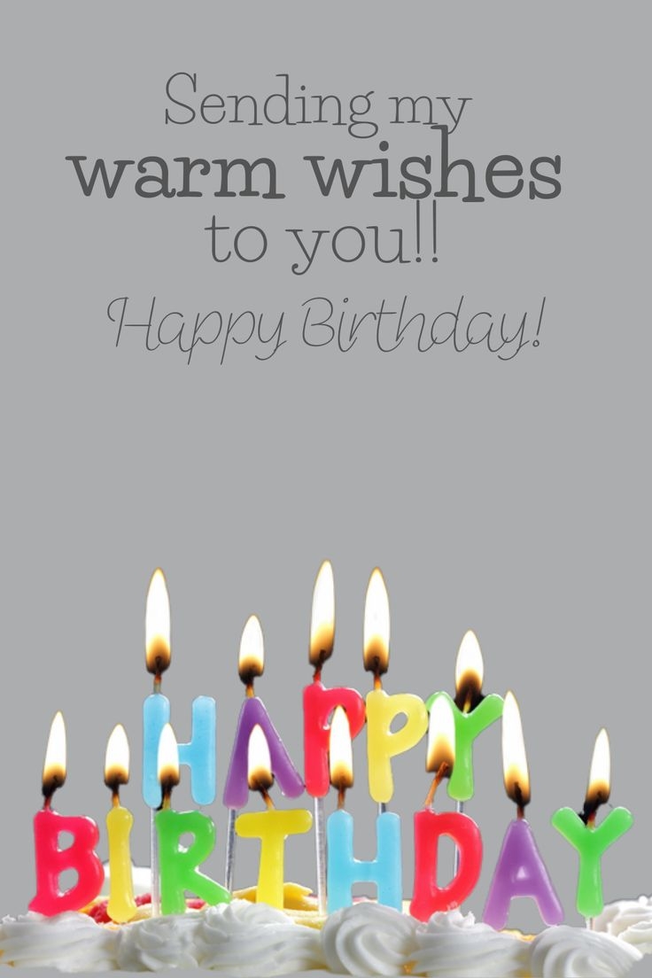 Happy Birthday Warm Wishes