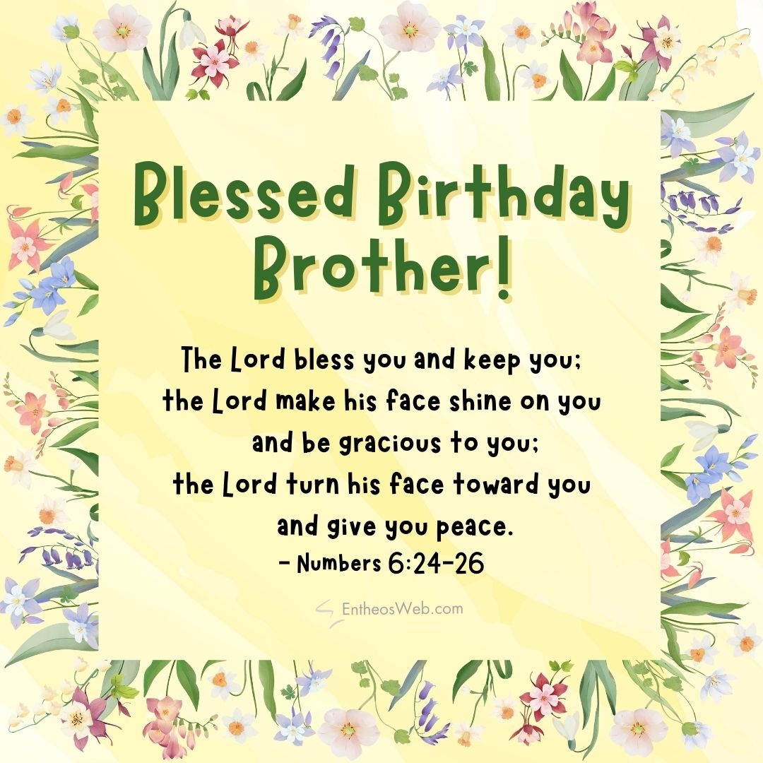 Christian Birthday Wishes For Brother