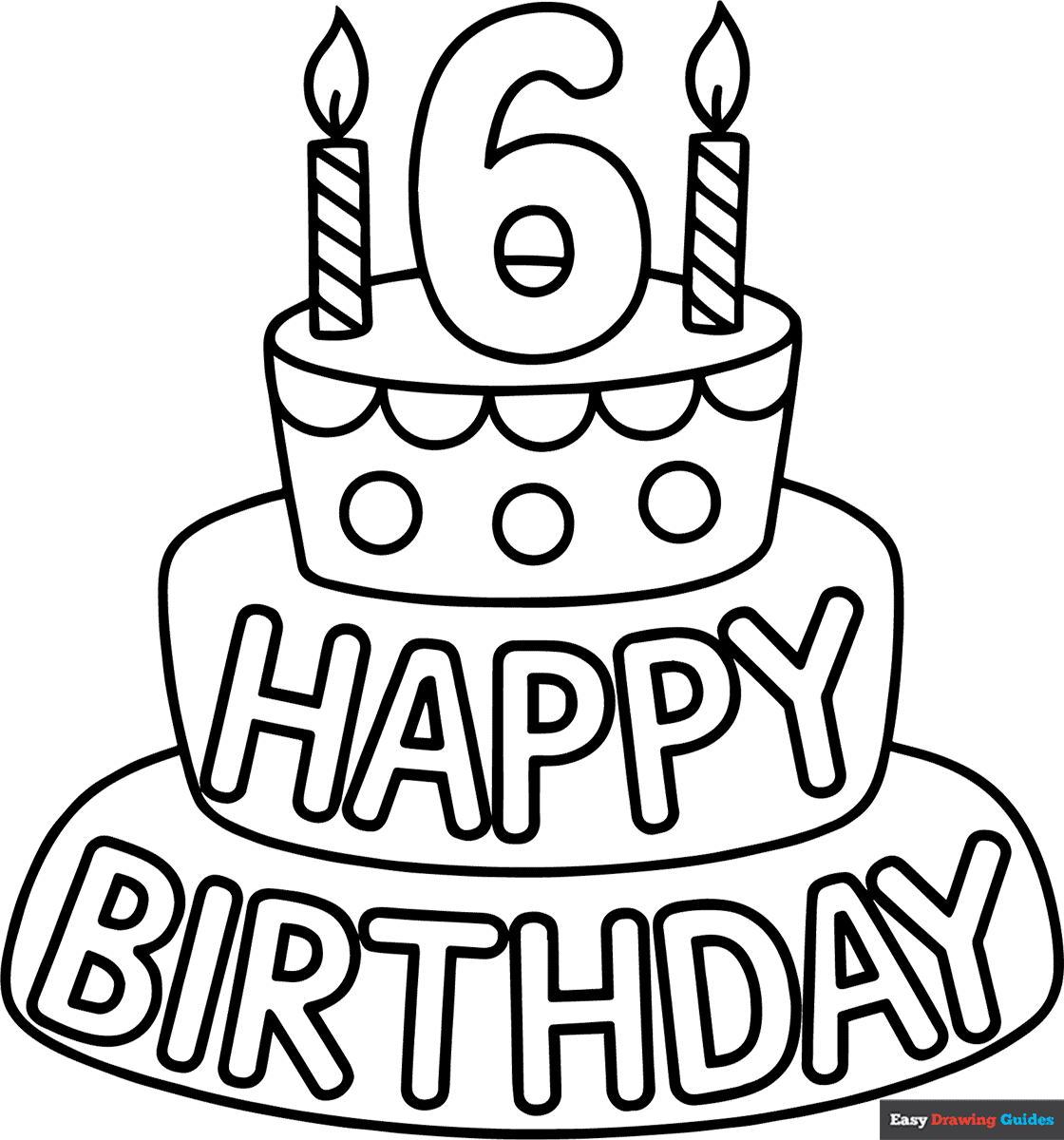 happy birthday printable coloring page happy birthday printable coloring page