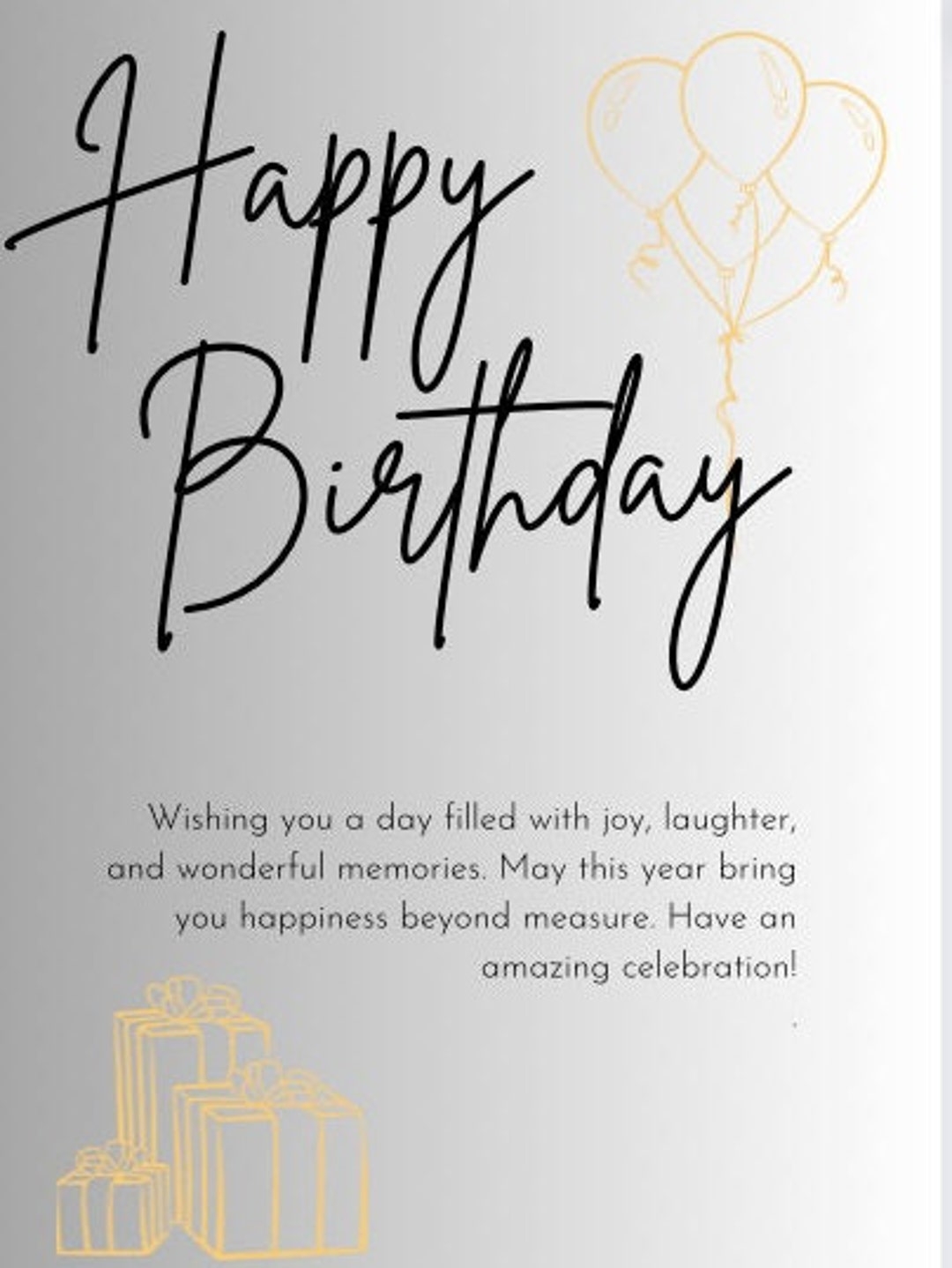 Happy Birthday Card Etsy
