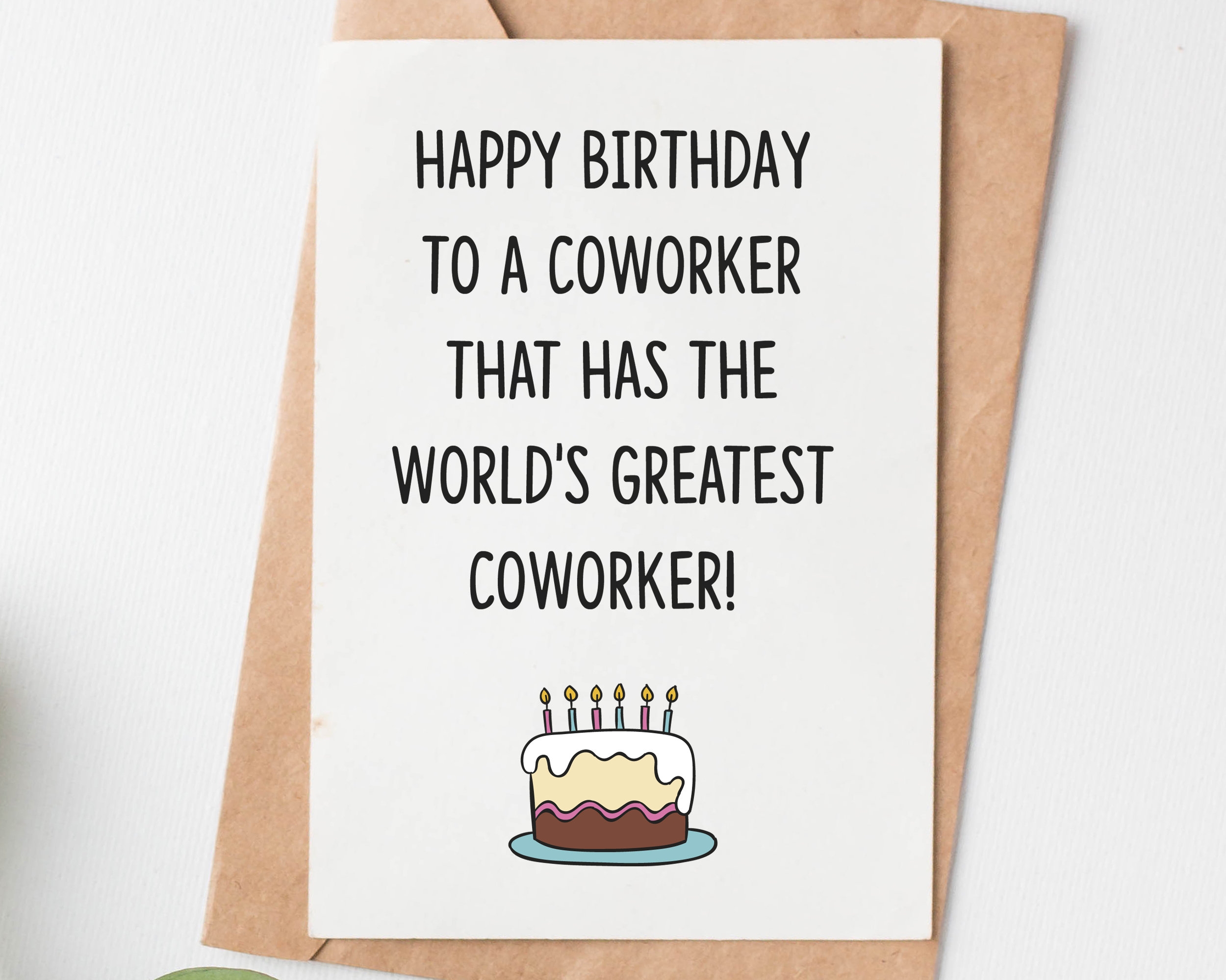 Happy Birthday Card For Coworker Colleague Funny Birthday Card Coworker Birthday Gift Co worker Birthday Card Etsy Happy Birthday Card For Coworker Colleague Funny Birthday Card Coworker Birthday Gift Co worker Birthday Card Etsy