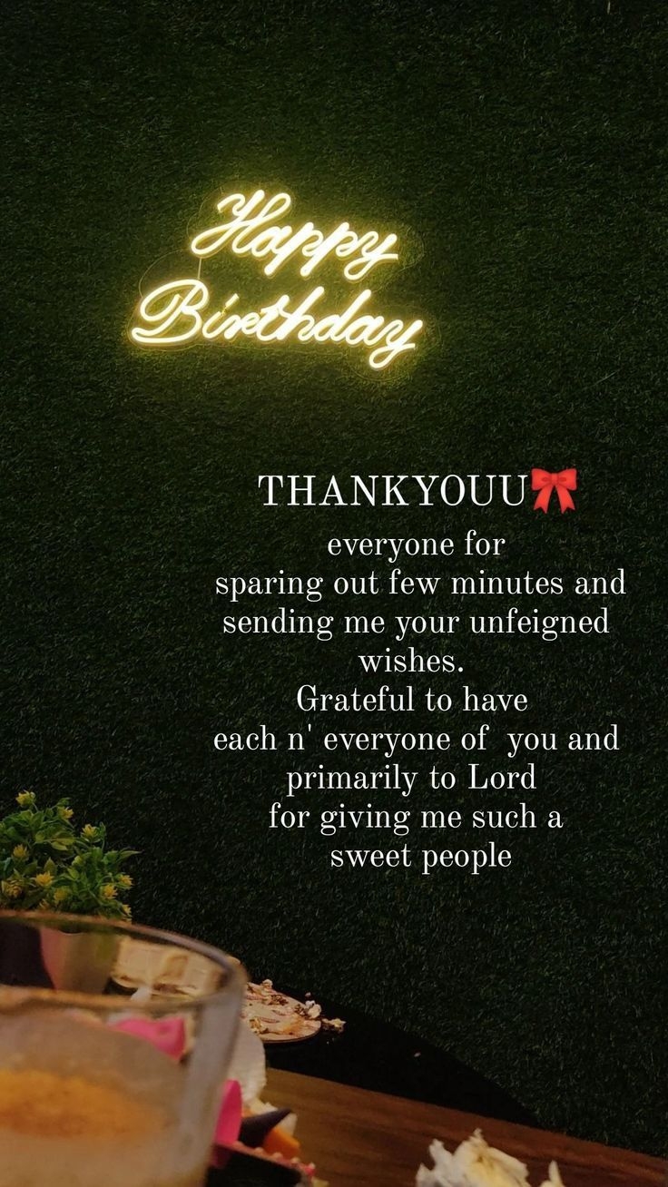 Happy Birthday Card With Beautiful Quote
