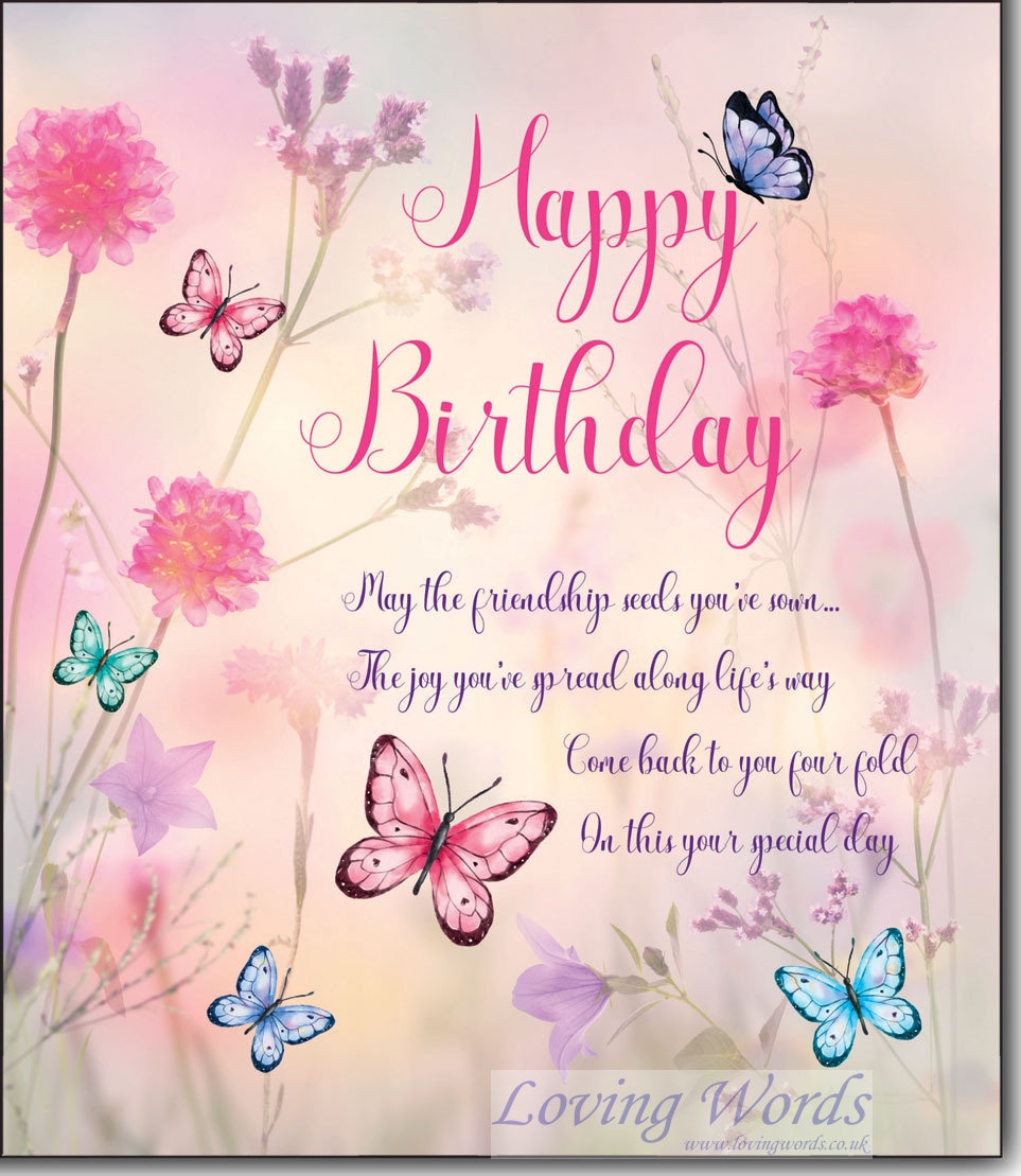 Happy Birthday Female Greeting Cards By Loving Words