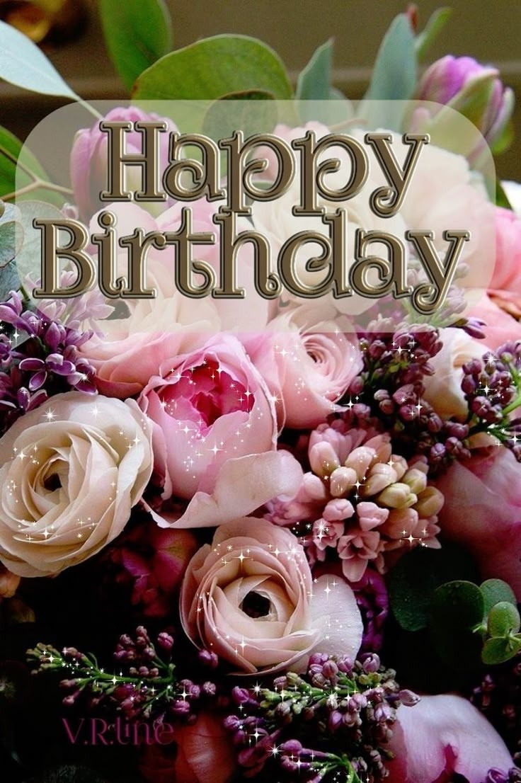 happy birthday wishes flowers