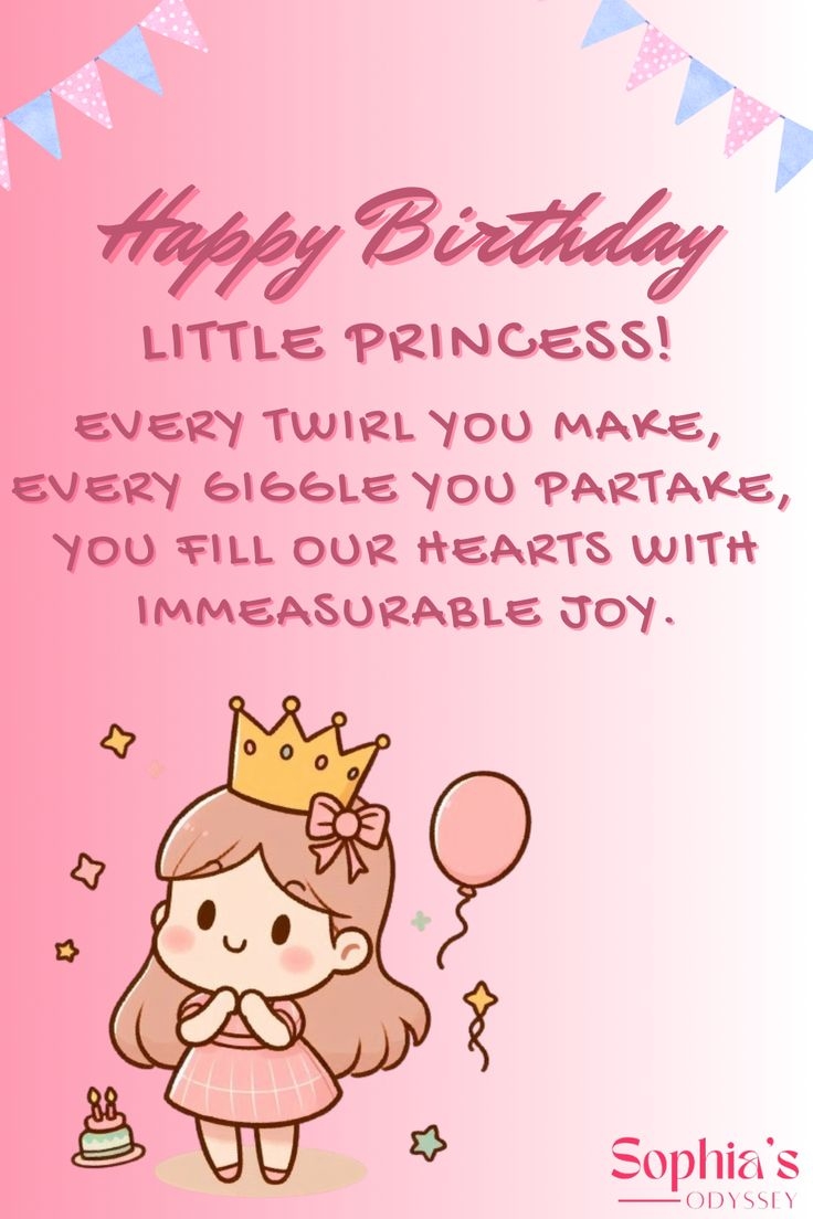 Birthday Wishes For Little Princess