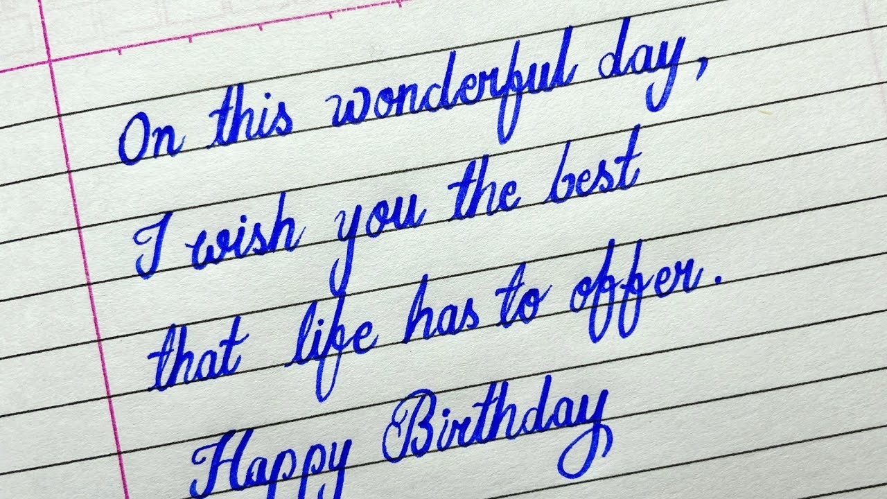 how to write happy birthday wishes