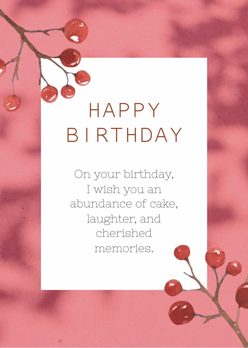 Happy Birthday Message Piktochart