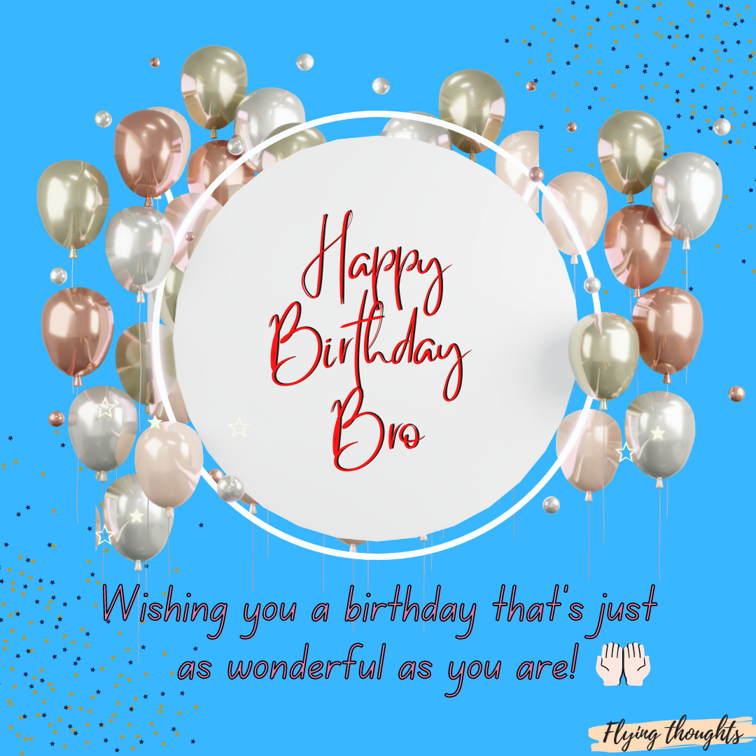 Happy Birthday Messages For Brother