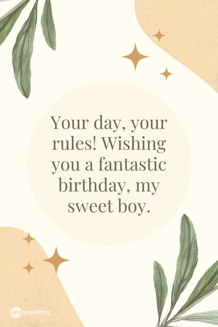 birthday wishes messages son
