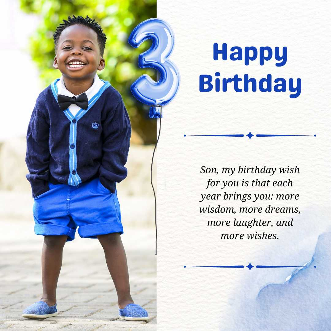 birthday wishes for my son