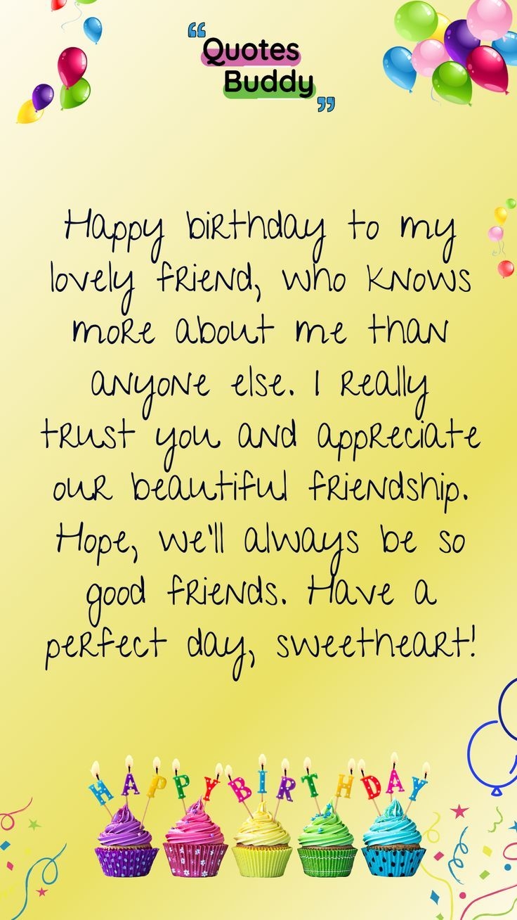 Happy Birthday Wishes For Female Friends QUOTES BUDDY