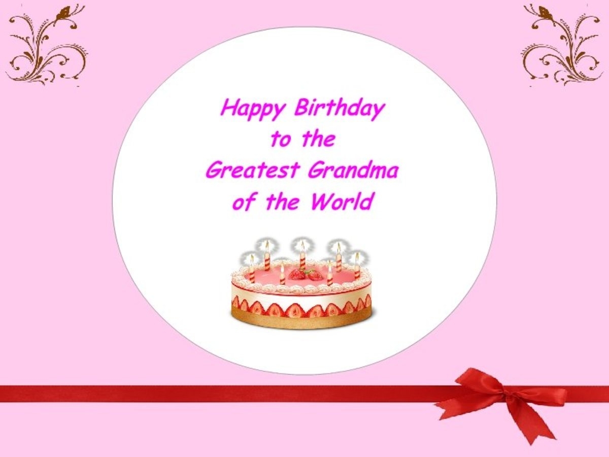 Happy Birthday Wishes For Grandma HubPages