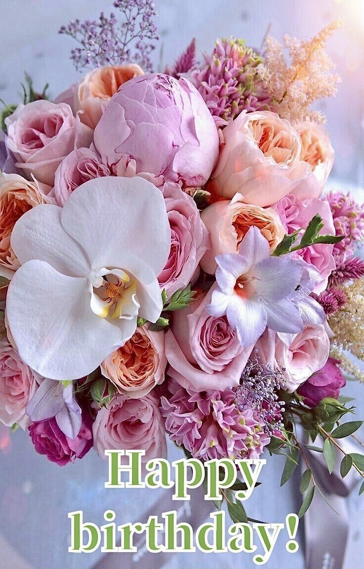 happy birthday wishes with flowers