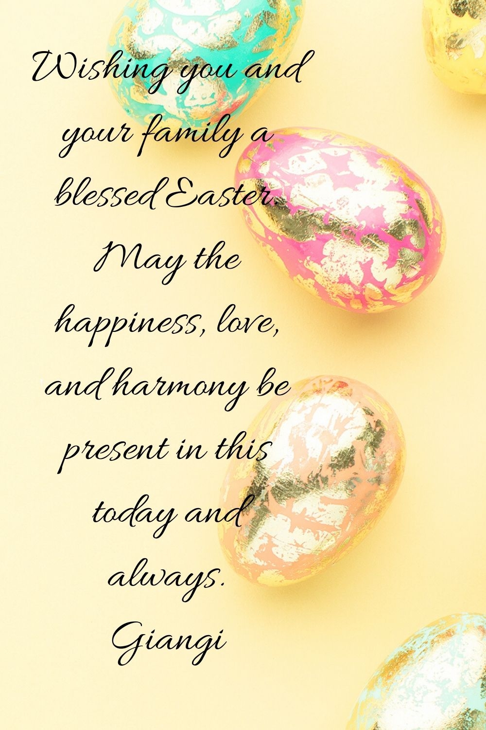 Happy Easter Giangi