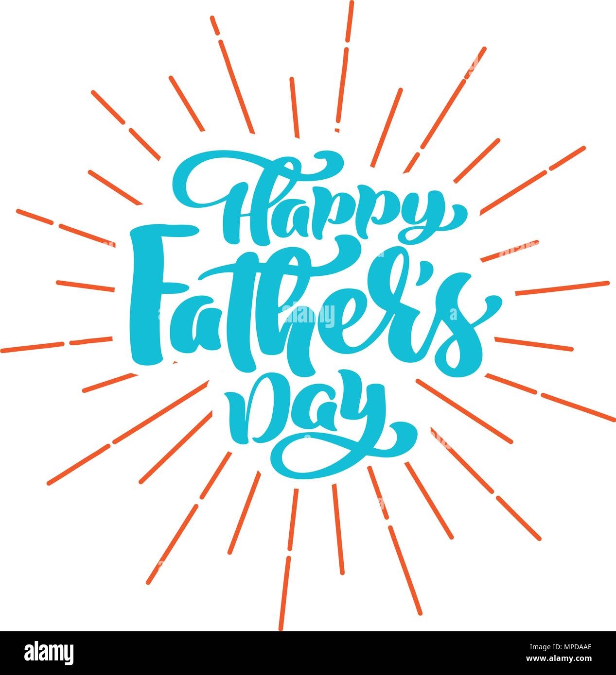 Happy Fathers Day Phrase Hand Drawn Lettering Father S Quotes Vector T shirt Or Postcard Print Design Hand Drawn Vector Calligraphic Text Design Templates Isolated On White Background Stock Vector Image Art 