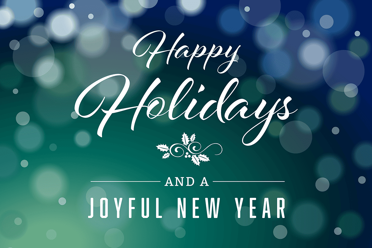 happy holidays and new year wishes