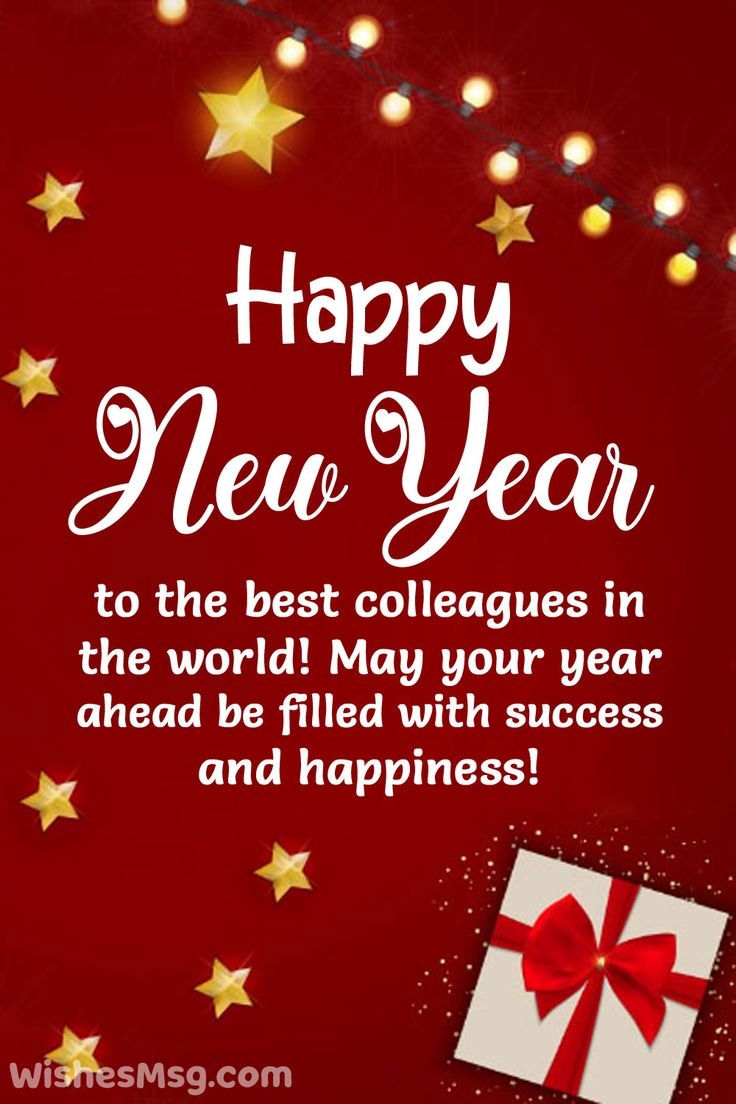 Happy New Year Wishes For Colleagues Boss Coworkers In 2022