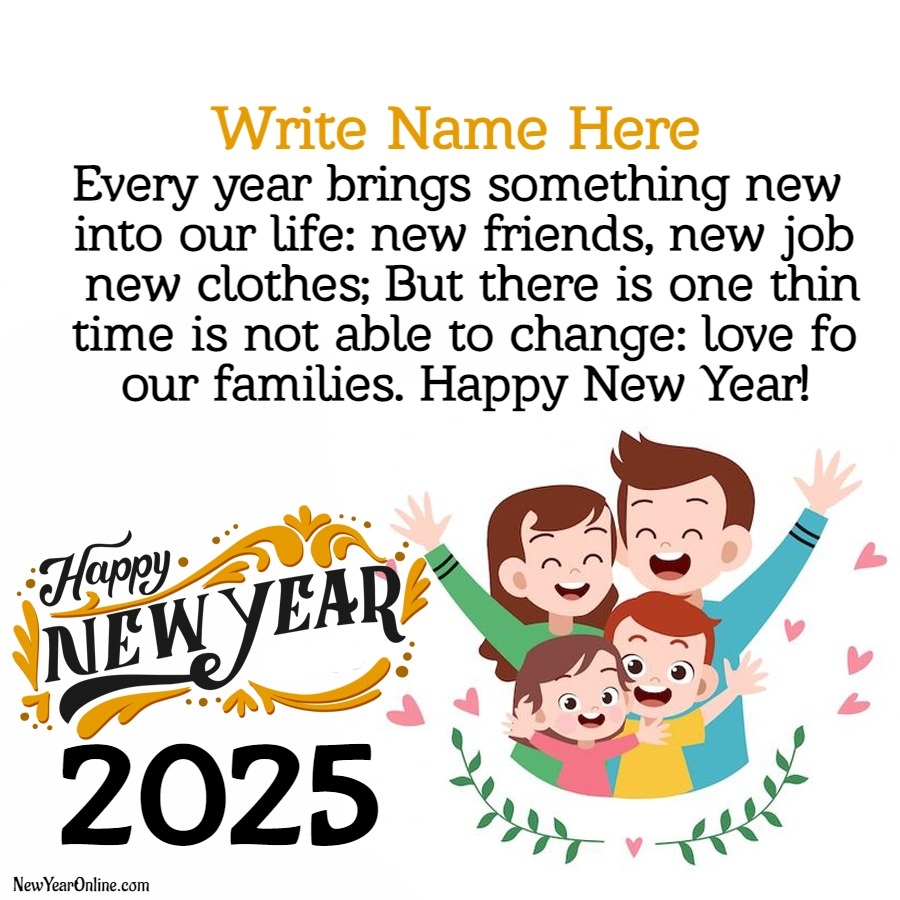 Happy New Year Wishes For Family 2025