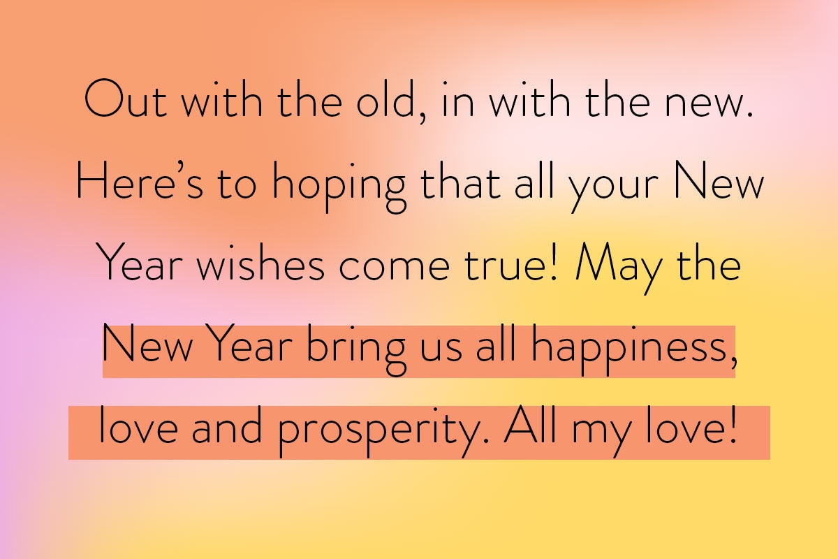 New Years Wishes To Friends