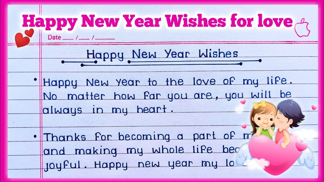 Happy New Year Wishes For My Love And Someone Special Happy New Year Wishes YouTube