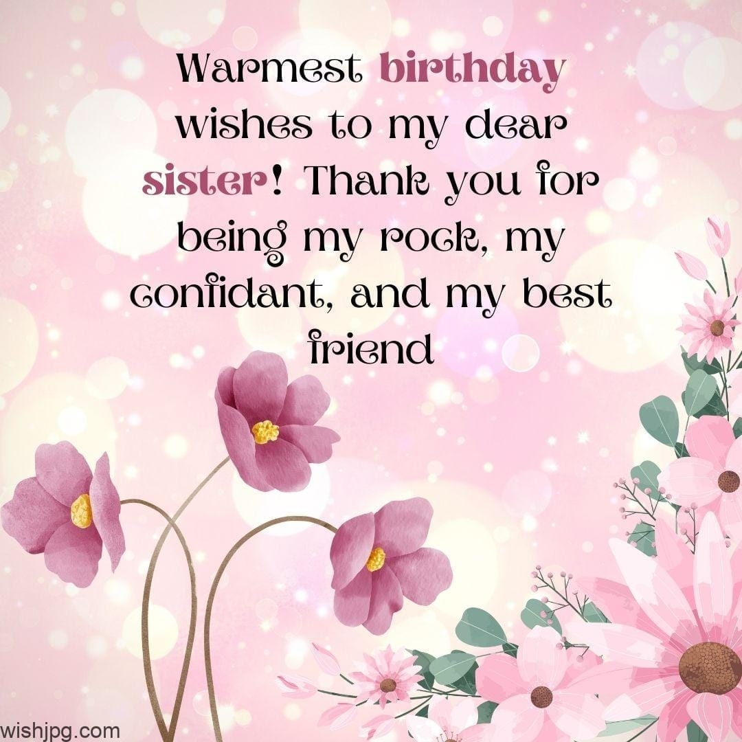 heart touching sister birthday wishes