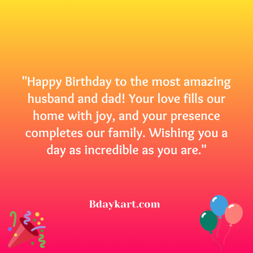 Heart Touching Birthday Wishes For Husband And Father