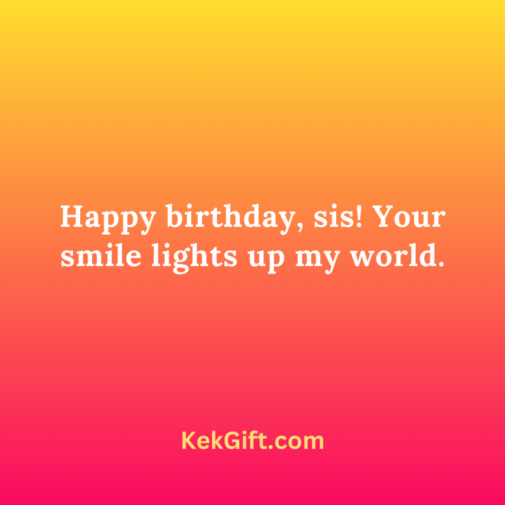 Heart Touching Birthday Wishes For Sister KekGift