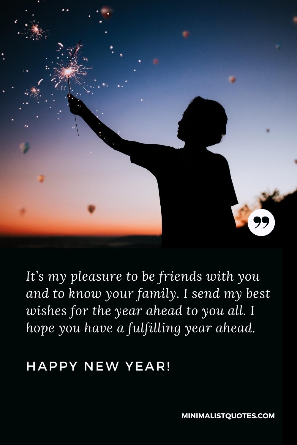 Best Wishes For Best Friend New Year