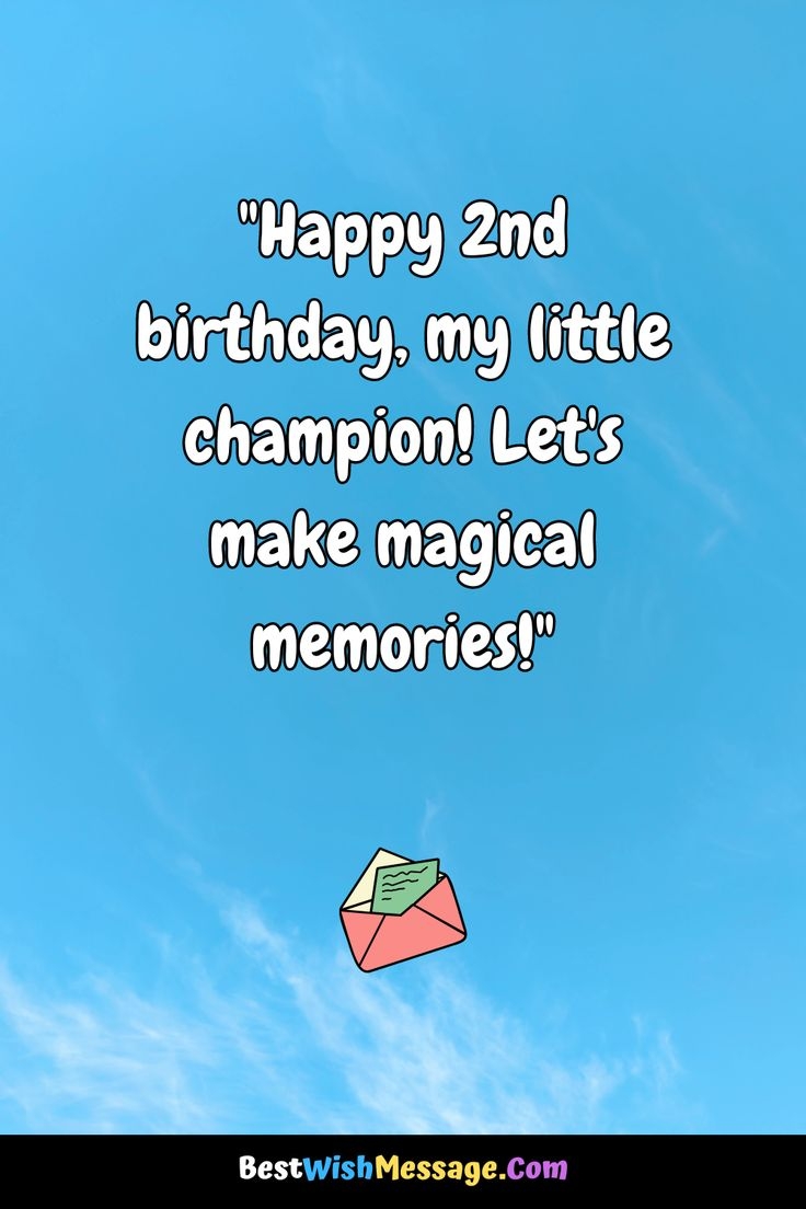 happy 2nd birthday wishes