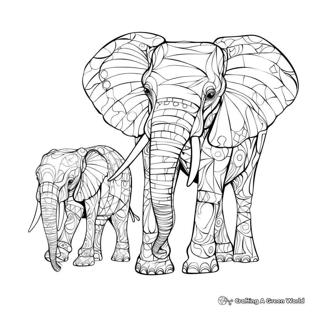 coloring pages of elephants coloring pages of elephants