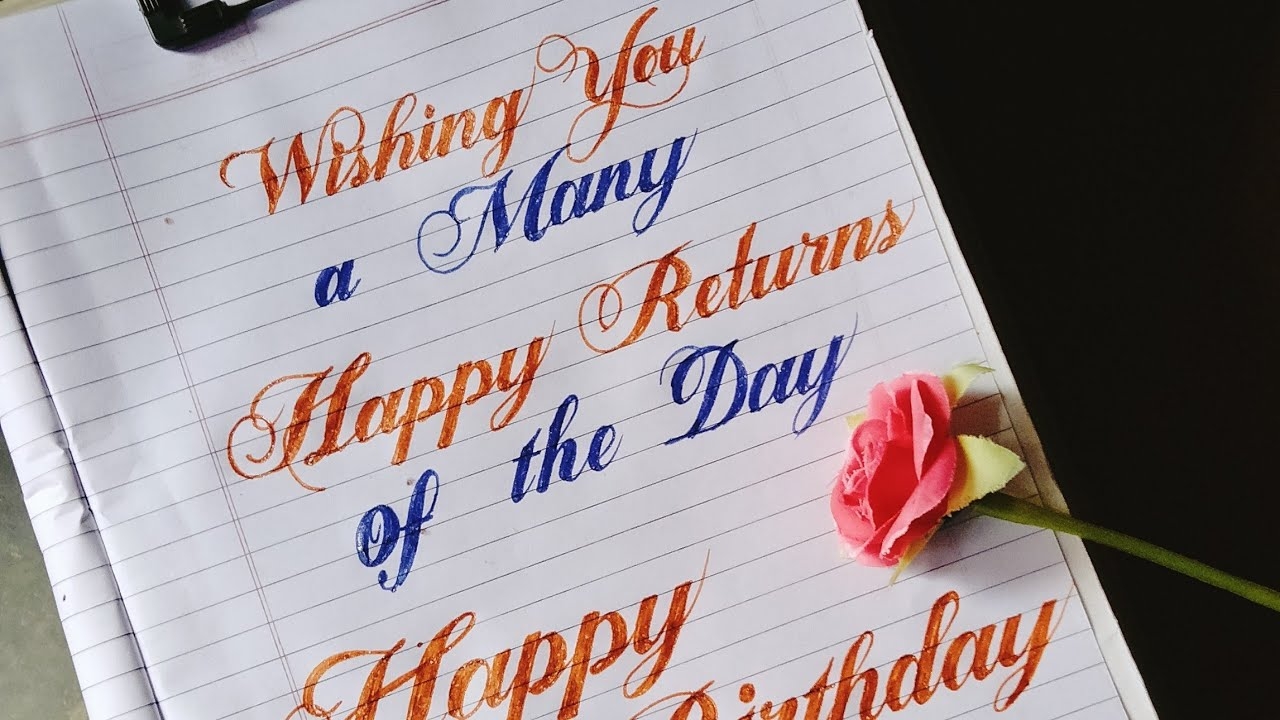 How To Write Birthday Wishes