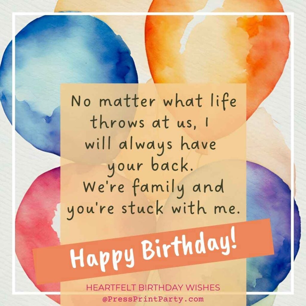 Birthday Wishes For Family
