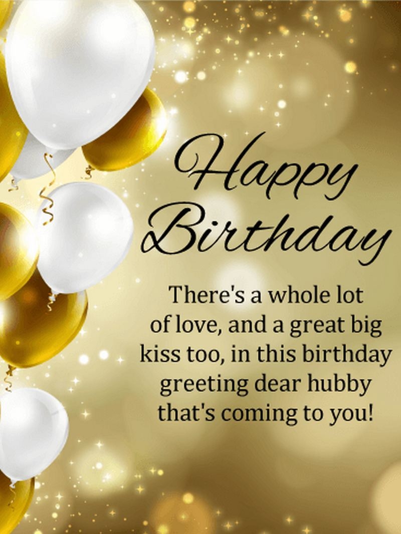 happy birthday wishes for husband one line