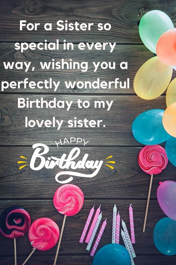 Inspirational Birthday Quotes For Sister