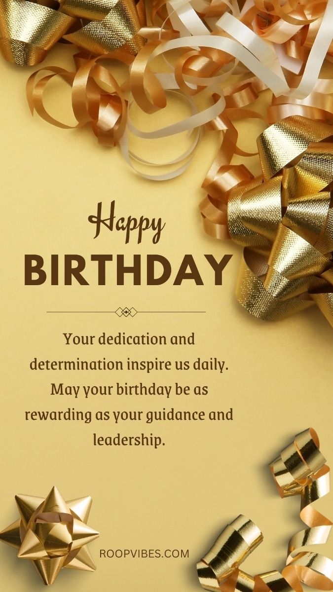 Professional Happy Birthday Wishes