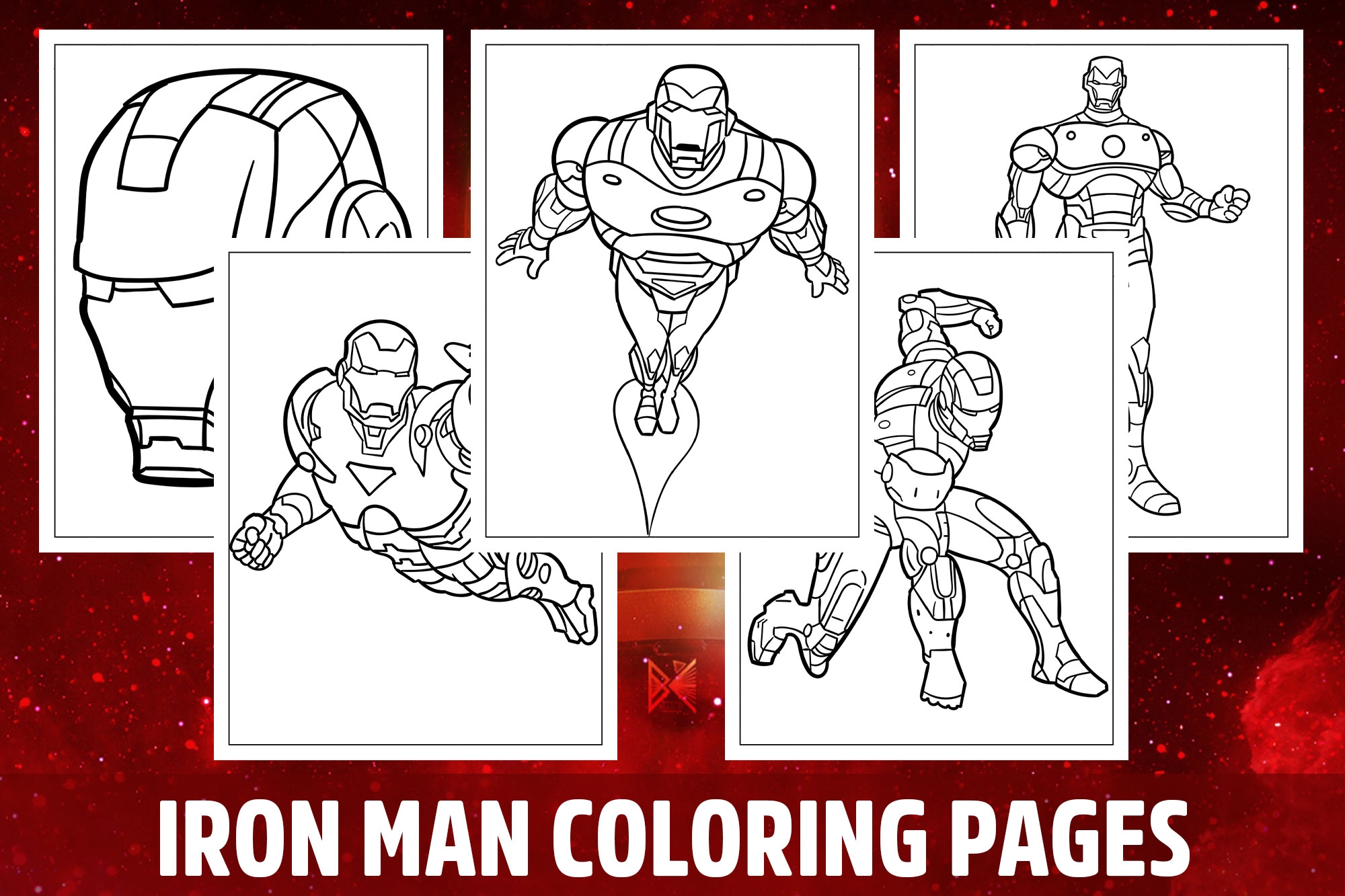 iron man coloring sheets